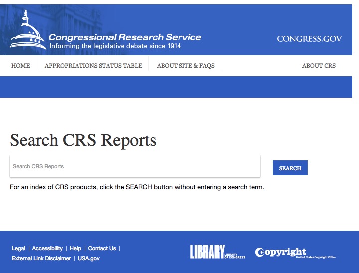 congressional research service report june 2018