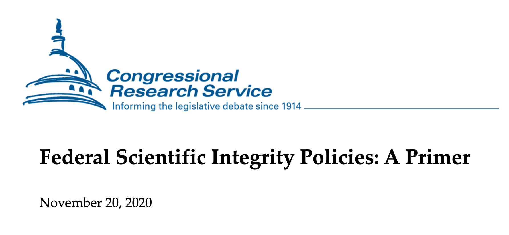 congressional research service reports fas