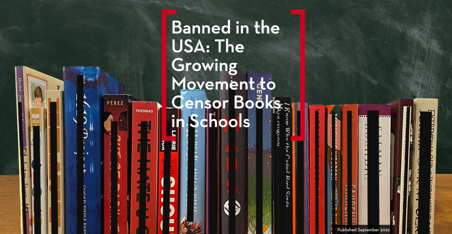 “Banned in the USA: The Growing Movement to Censor Books in Schools ...