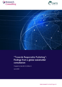 cOAlition S Releases “Towards Responsible Publishing: Findings From a Global Stakeholder Consultation”