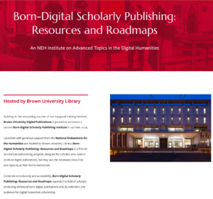 Report: “With Focus on Supporting HBCU Faculty, Brown Library Expands Access to Scholarly Digital Publishing”