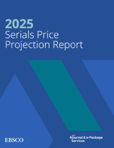 EBSCO Releases 2025 Serials Price Projections Report