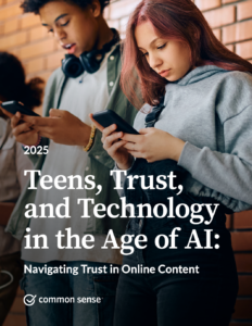 Examining Teen Trust and Technology in the Era of AI